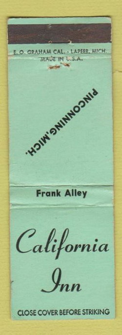 California Inn - Matchbook